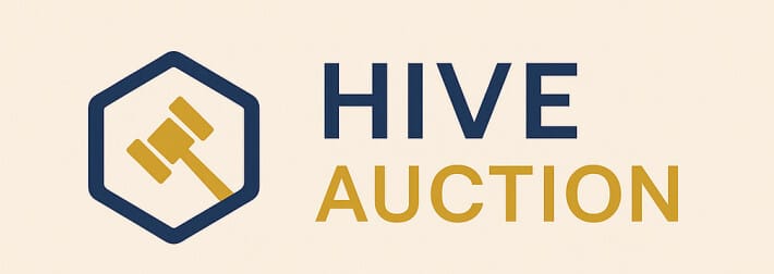 하이브옥션 이니셜 로고