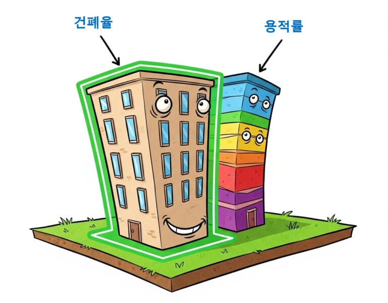 건폐율과 용적률 이미지