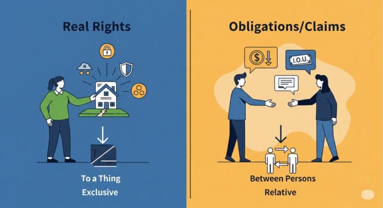 물권과 채권의 차이 이미지