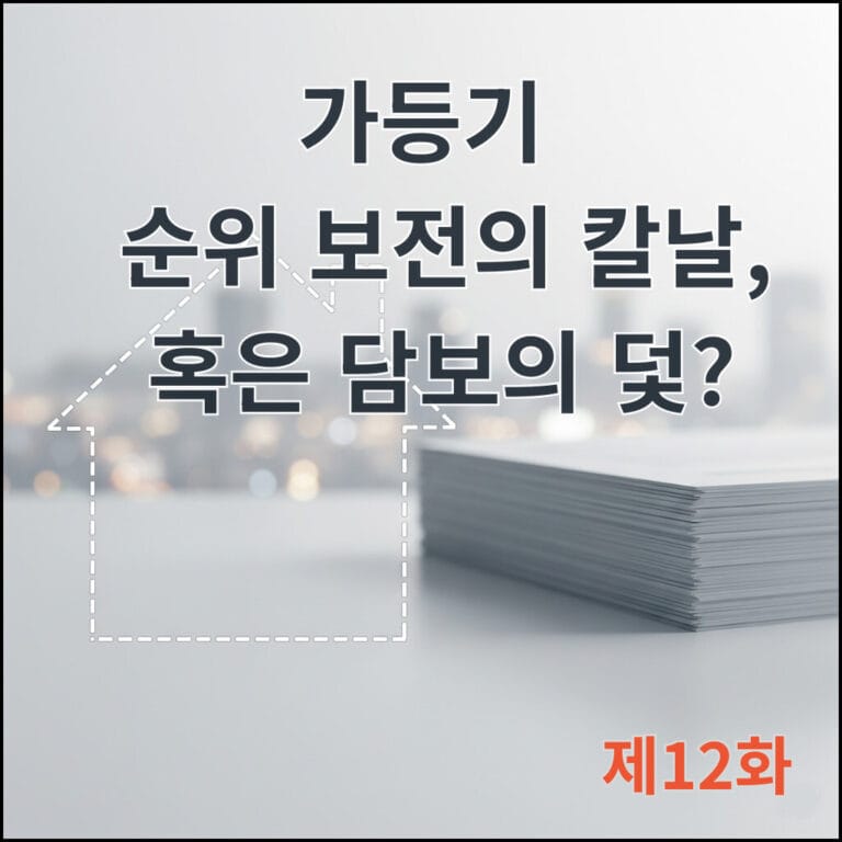 가등기, 순위 보전의 칼날, 담보의 덫? 썸네일