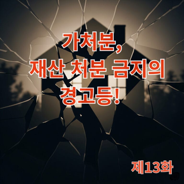 가처분, 재산 처분 금지의 경고등! 썸네일
