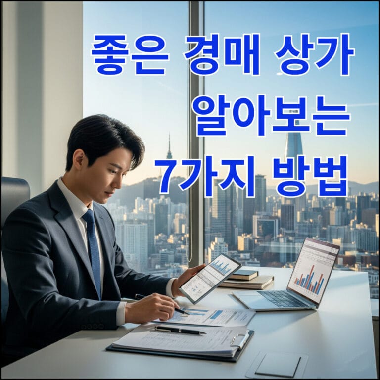좋은 경매 상가 알아보는 7가지 방법 썸네일