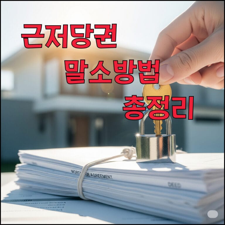 근저당권 말소 방법 썸네일