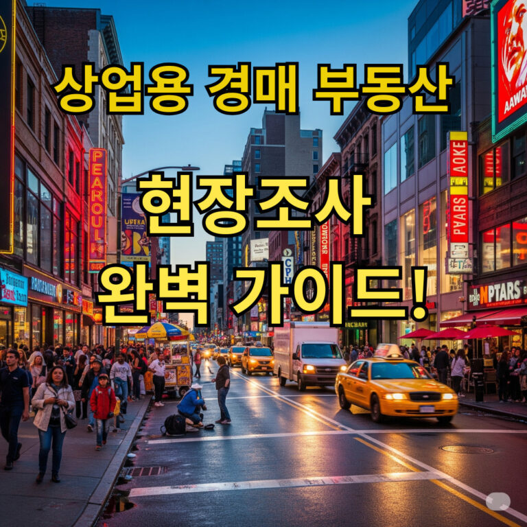상업용 경매 부동산 현장조사 가이드 썸네일